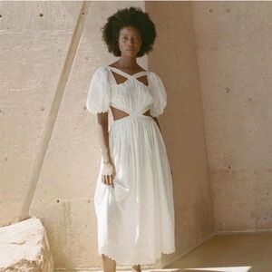 NWT DOEN Ravenna Dress Salt Size XL